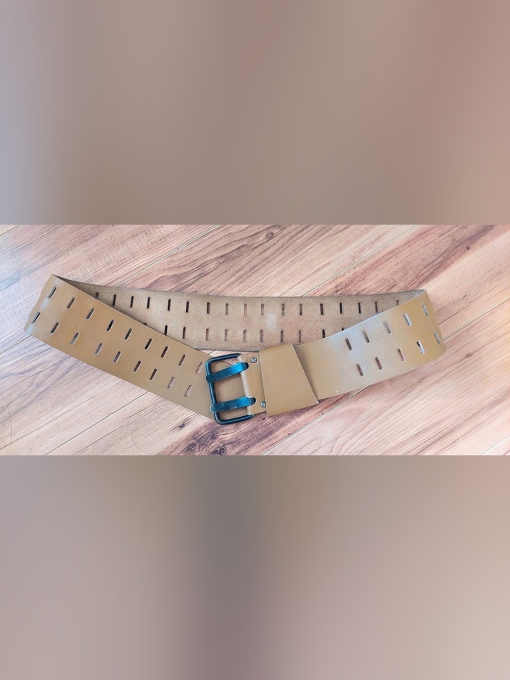 Classic Brown Wide Leather Belt